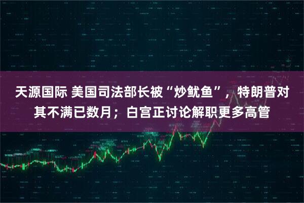 天源国际 美国司法部长被“炒鱿鱼”，特朗普对其不满已数月；白宫正讨论解职更多高管